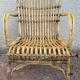 Set of 3 rattan armchairs from the 1970s France