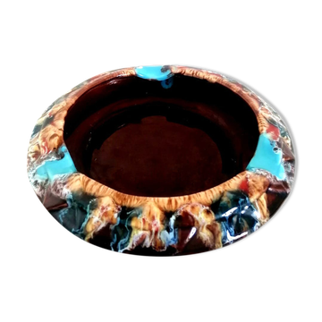 Vallauris vintage ceramic ashtray