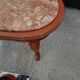 Marble top coffee table