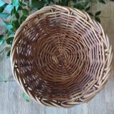 Vintage woven wicker basket