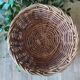 Vintage woven wicker basket