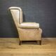 Vintage wingchair Dutch Sheepskin (cuir de mouton)