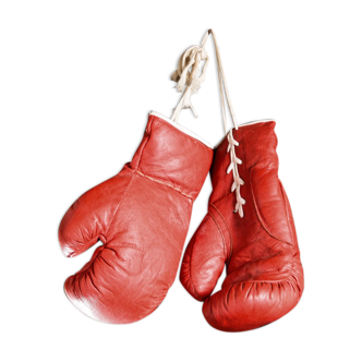 Ancienne paire de gants de boxe