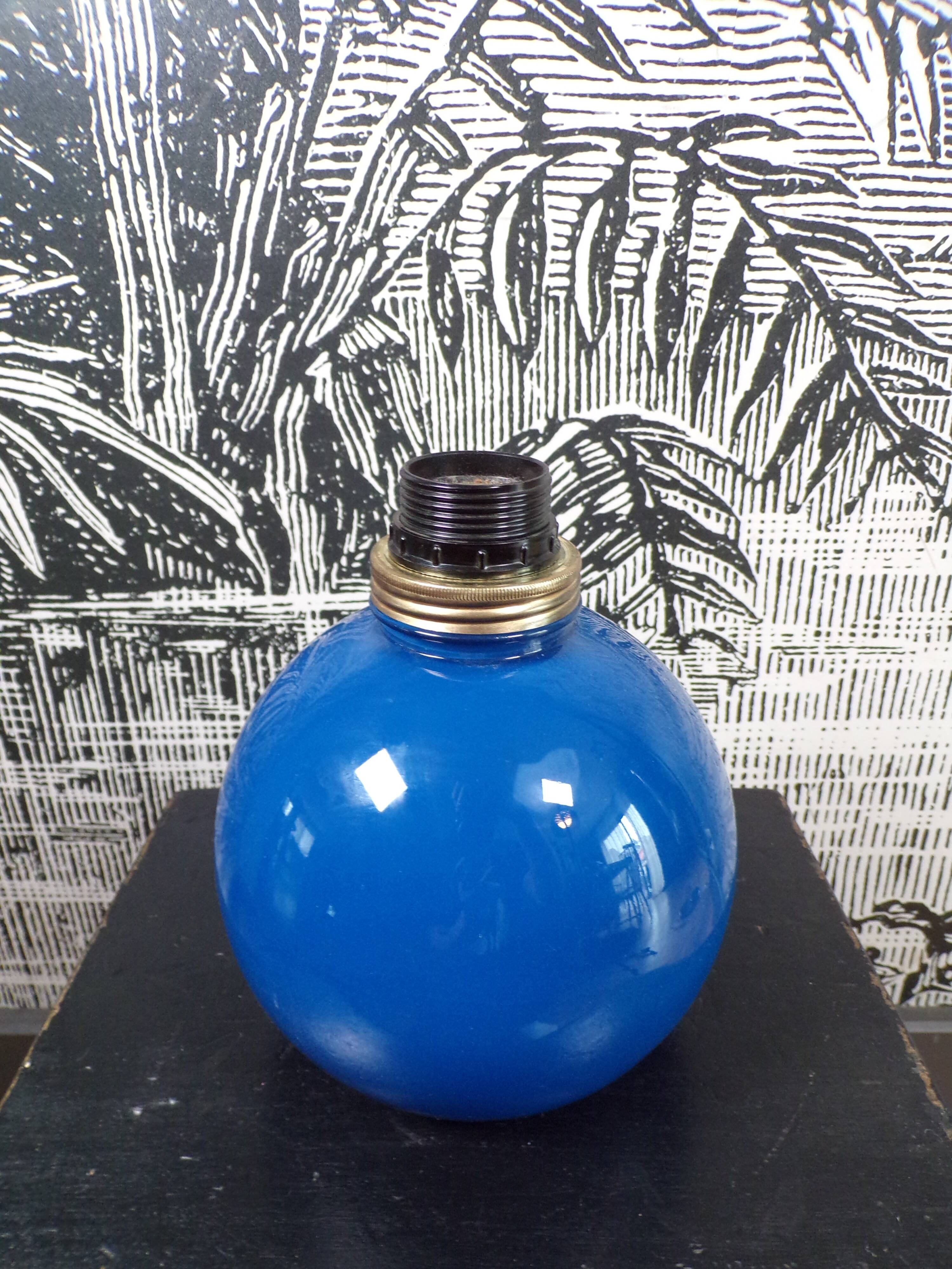 Glass ball lamp 1980