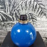 Lampe boulle en verre 1980