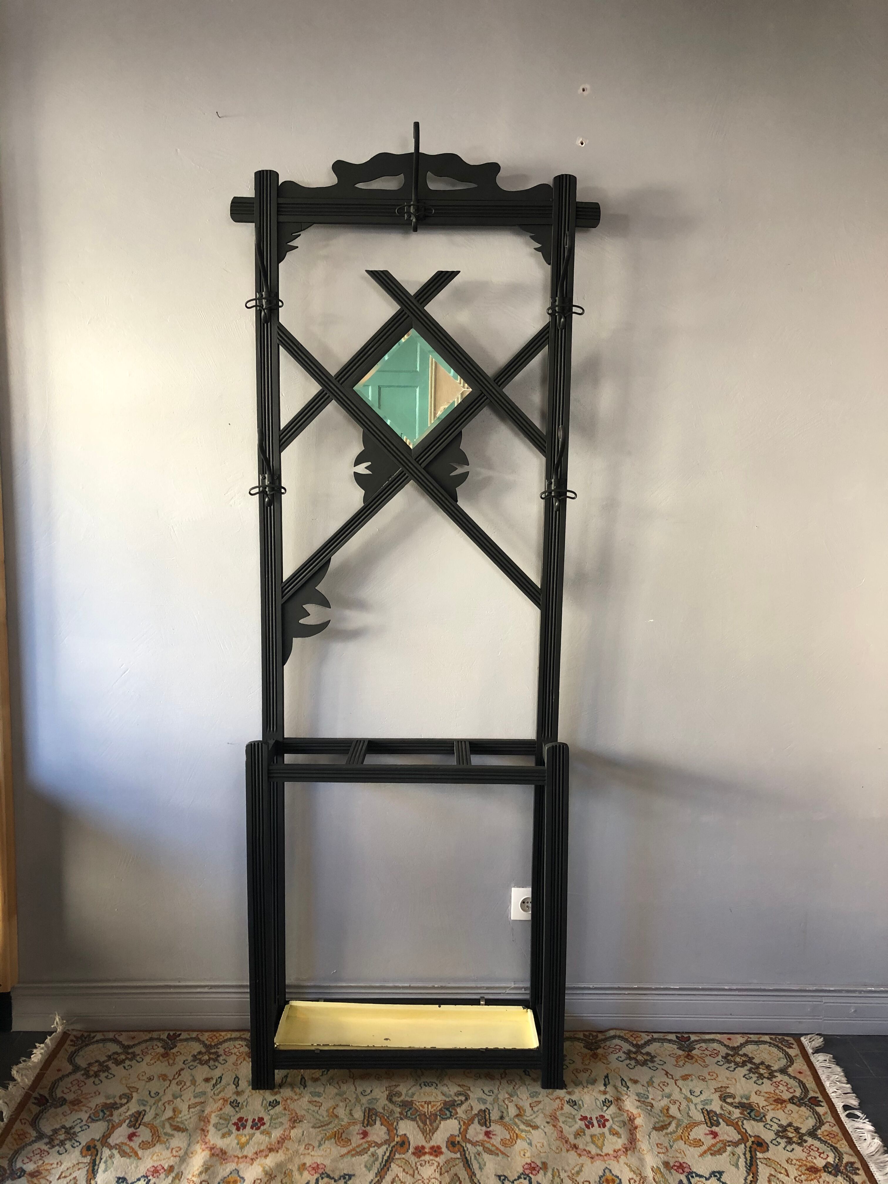 Art Deco coat rack