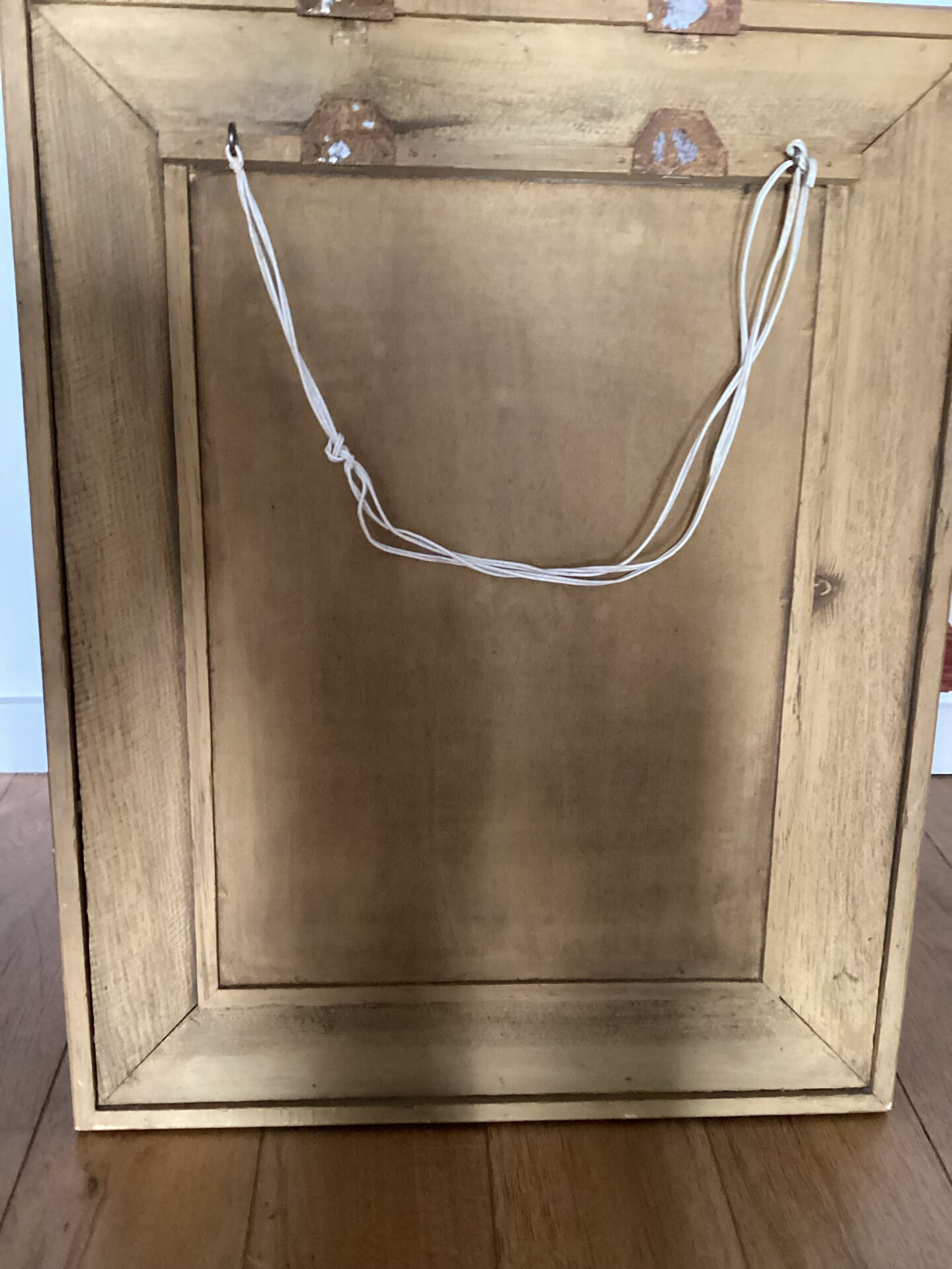 Antique oak mirror, rockwork style, early 20th century.