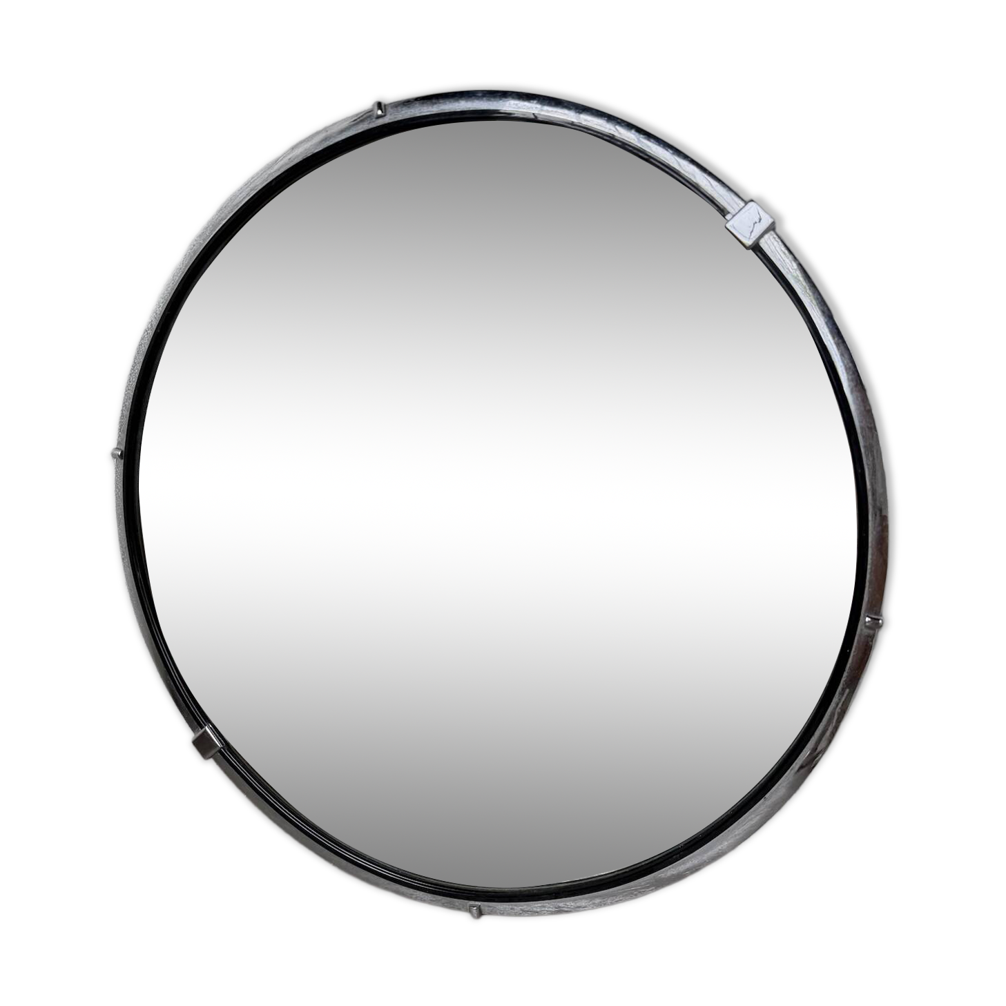Round metal mirror 1970