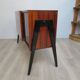 Small rosewood bar lounge sideboard with compass legs