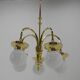 Art Deco Large Chandelier, 1920s, Restored