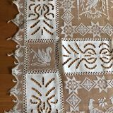 Nappe brodée