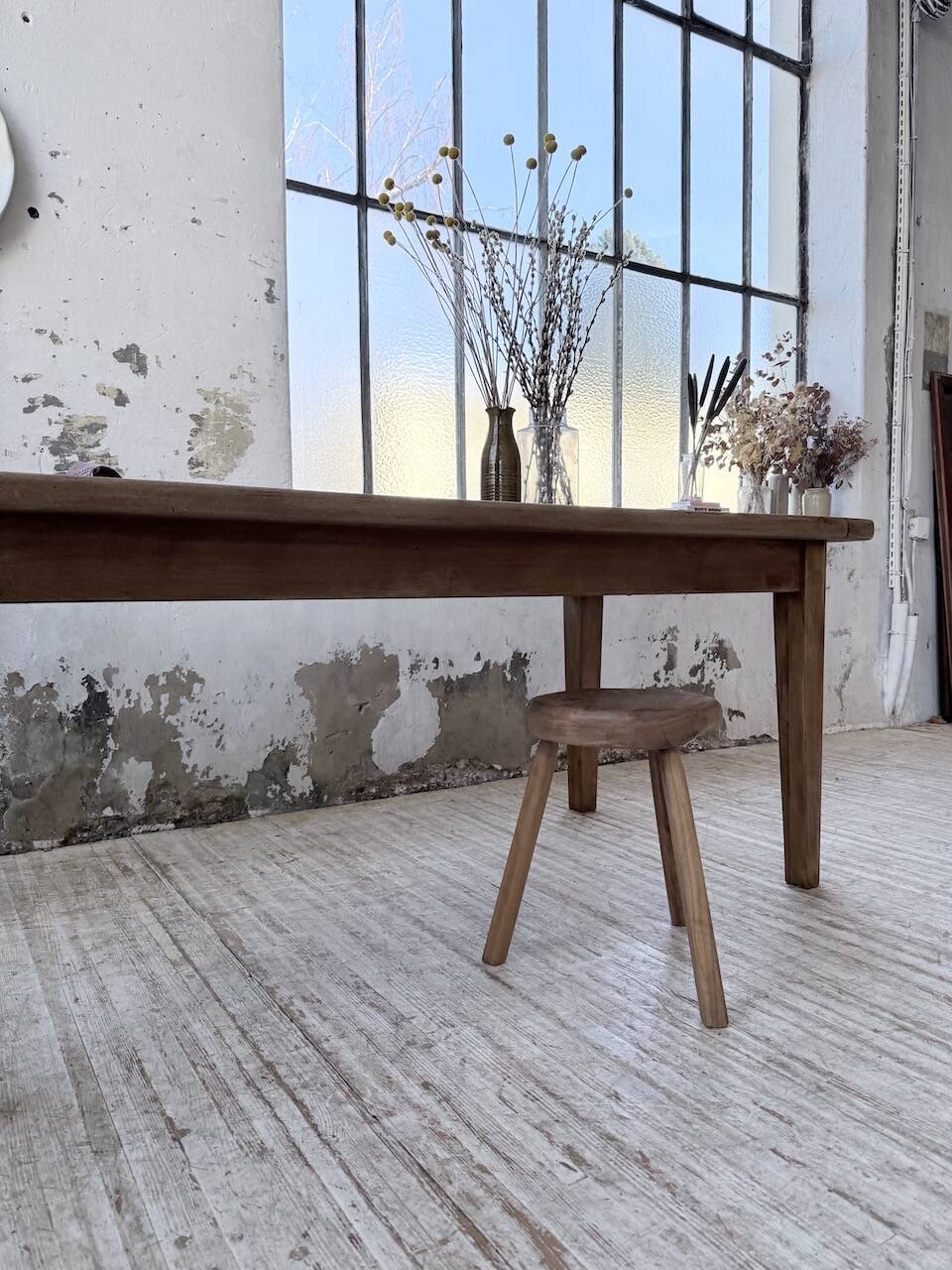 Oak farmhouse table 180cm