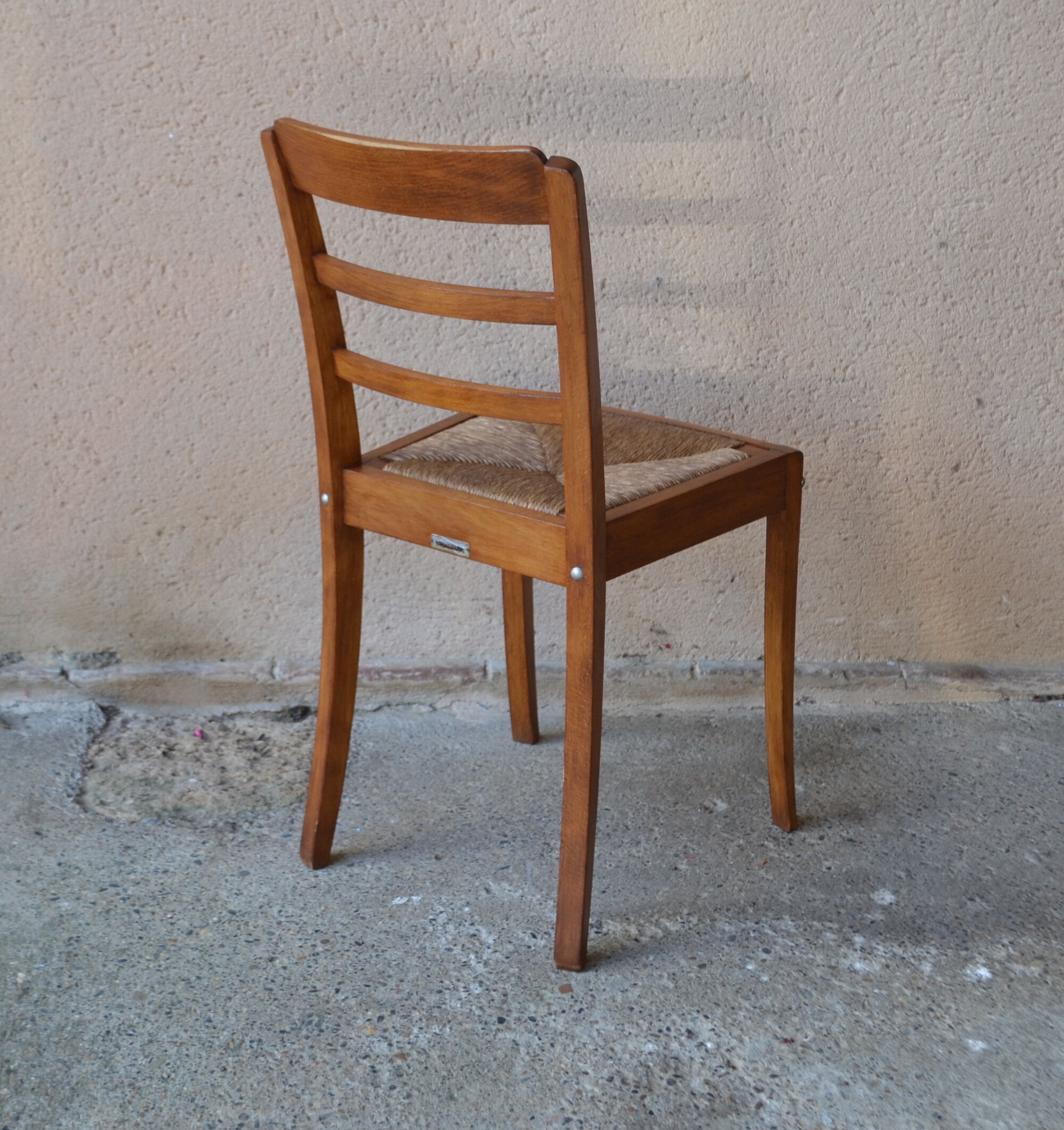 6 Luterma bistro chairs - Monobloc system - 1950s - vintage