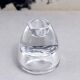 Reversible glass candle holder 1980