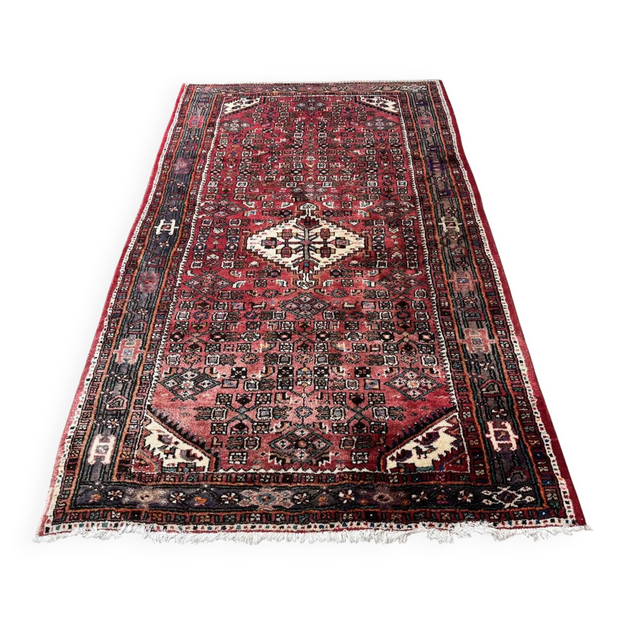 Tapis iranien en laine fait main
