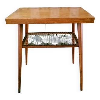 Vintage coffee table, side table, Czech, Dřevopodnik Holešov