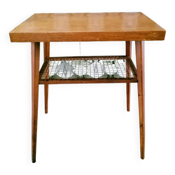 Table basse vintage, d'appoint, tchèque, Dřevopodnik Holešov