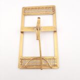 Victorian brass photo frame