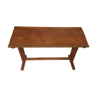 Schoolboy desk double solid wood