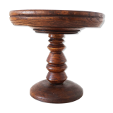 Vintage turned wooden fruit cup