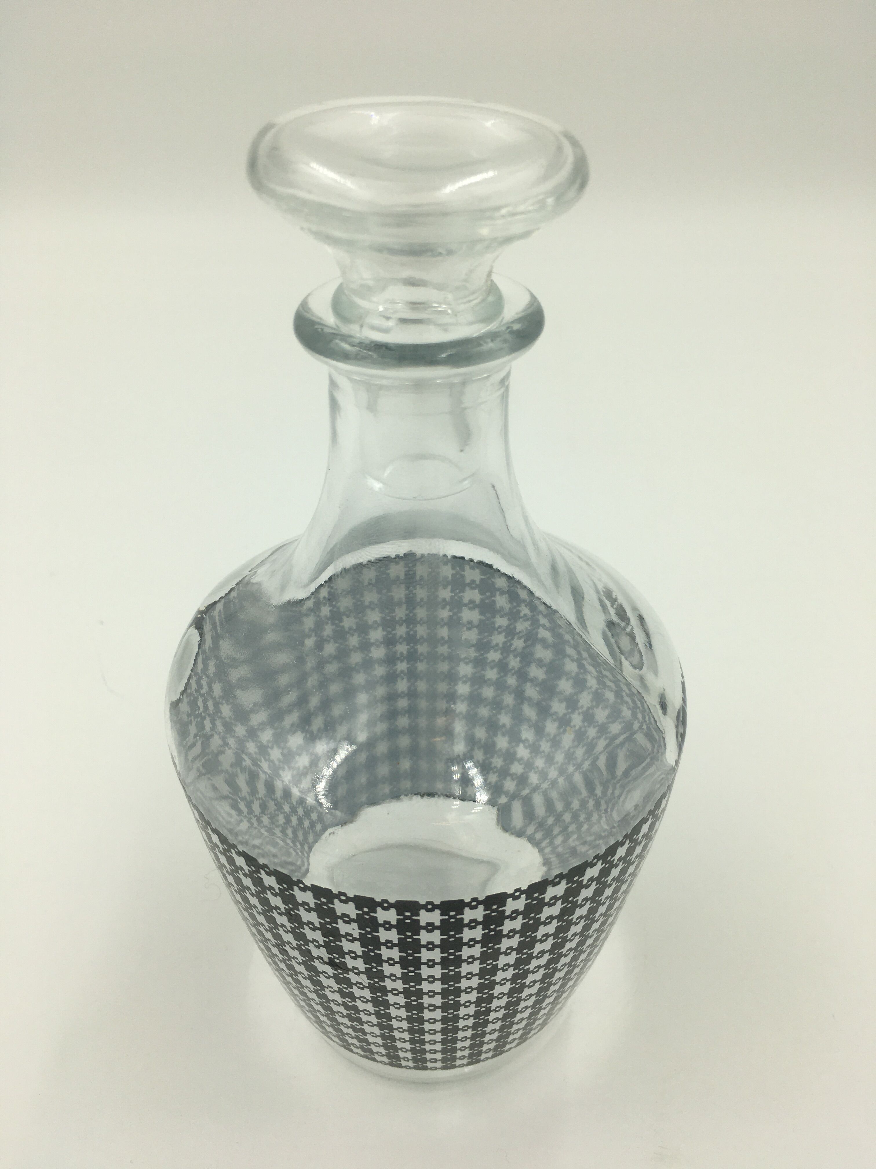 Glass liquor decanter 50s