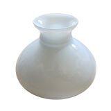Abat day in white opaline