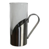 set de 4 tasses inox & verre
