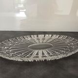 Oval crystal dish