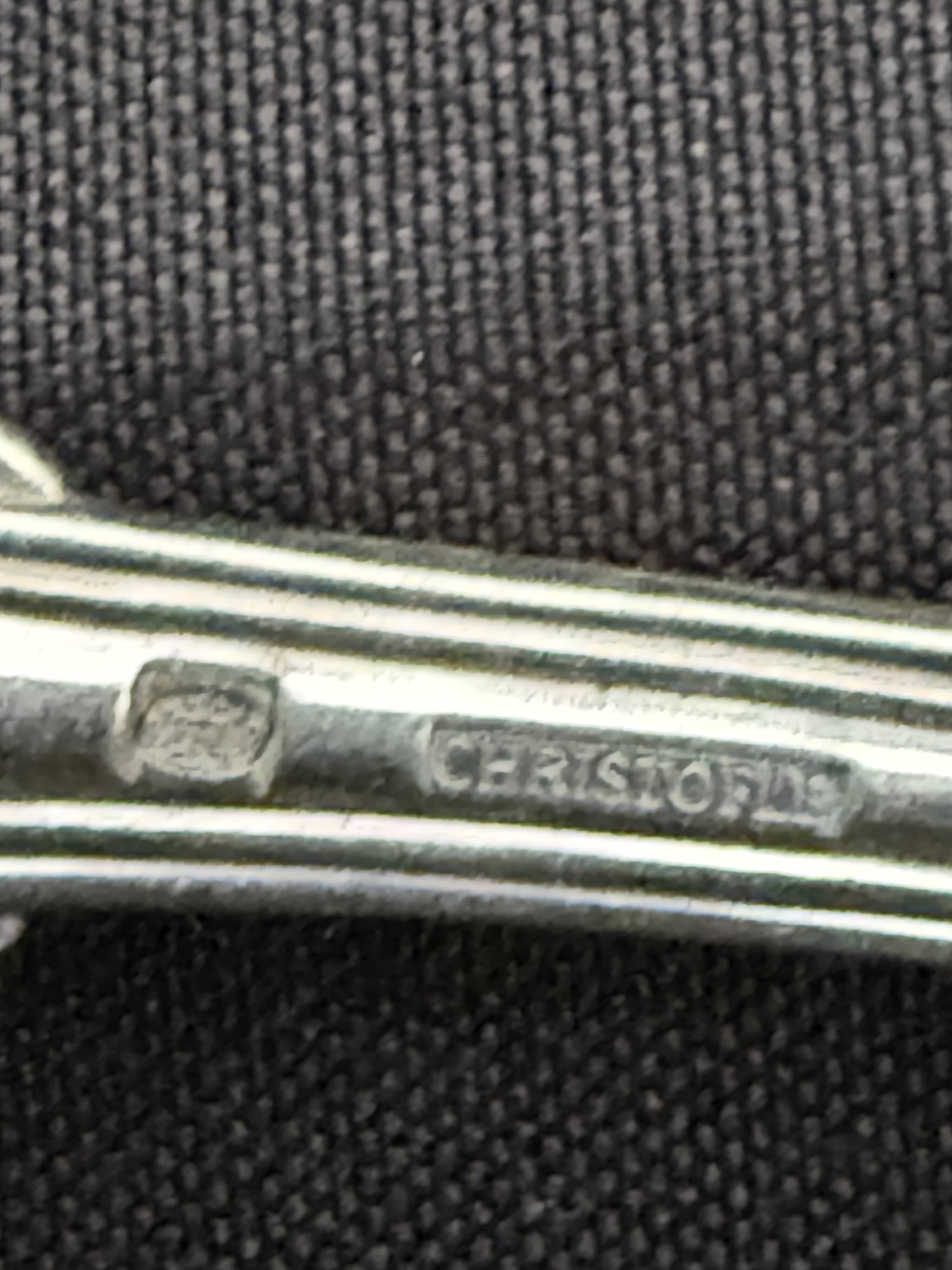 Christofle 37-piece cutlery set, Filet violon model