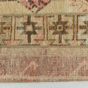Tapis de couloir turc vintage beige crème, 80 x 224 cm