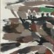 Original Swedish Oil on Canvas – "Abstract" by B. Person – Signed – Vintage and Framed – 53 x 44 cm (20.8" x 17.3")