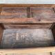 18th-century stripped chest in solid walnut