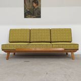 Banquette Daybed jaune vif par Drevotvar, ex Tchécoslovaquie 1960