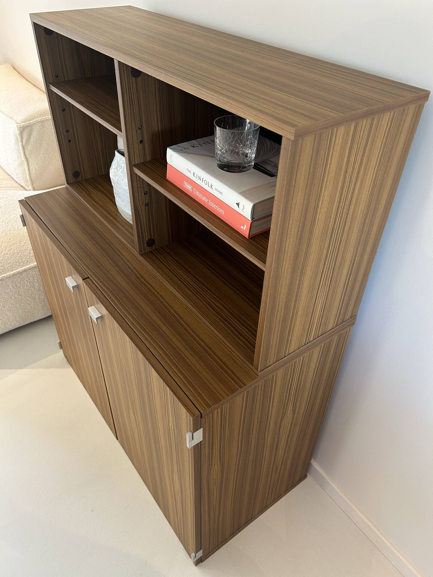 Vintage Meurop storage furniture, 1970s — teak, Belgian design