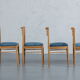 Mid-century dining chairs, Denmark, 1970s, set of 4