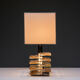 Table lamp with Murano glass base 1960s