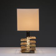 Lampe de table avec base en verre de Murano années 1960