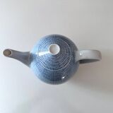 Arzberg Form 2000 “Bast” Pattern – Blue Teapot and Sugar Bowl