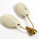 Mid Century Modern brass wall lamp with perforated metal sheet lampshades