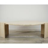 Italian coffee table in travertine, 1970