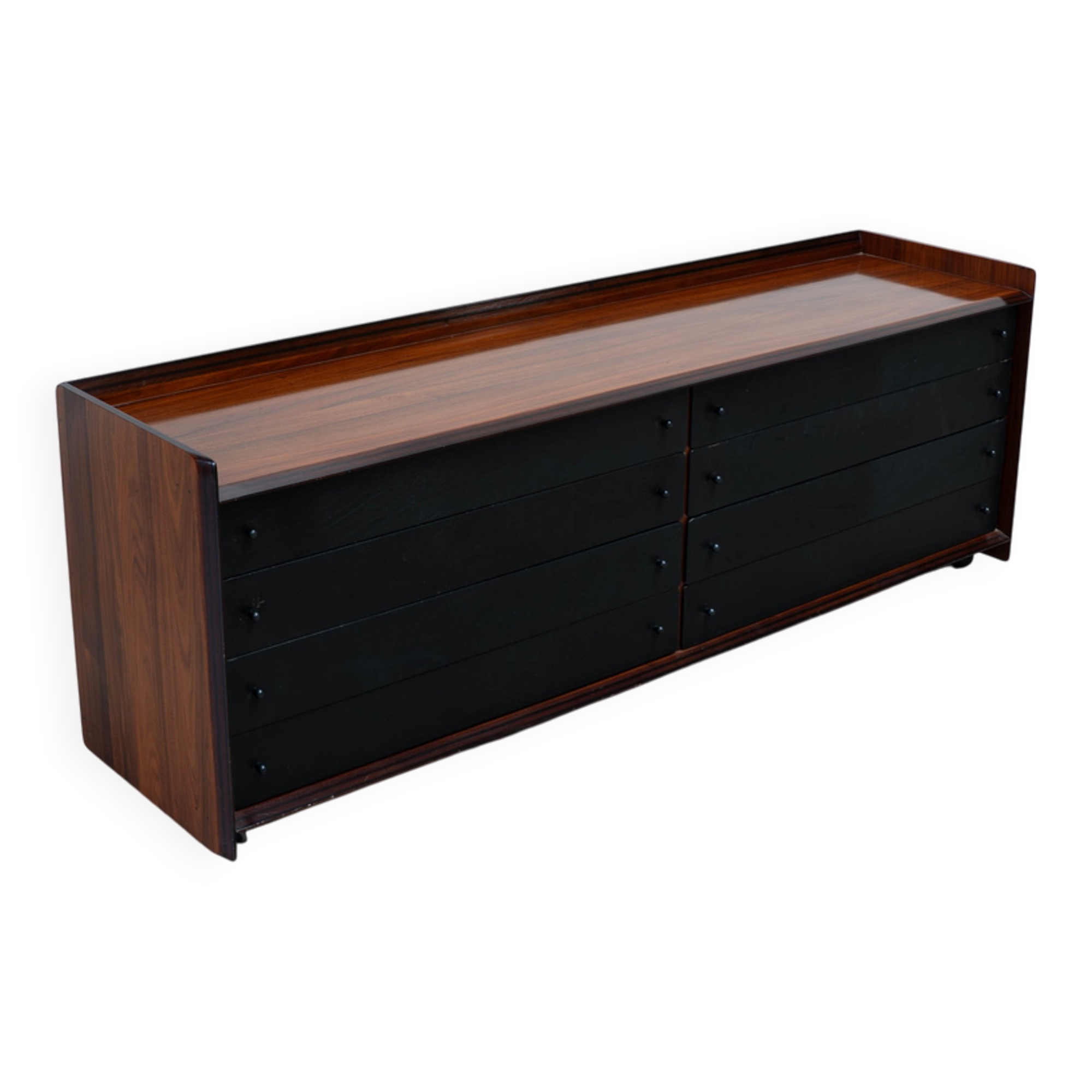 Rare rosewood sideboard by Afra Tobia Scarpa for Maxalto