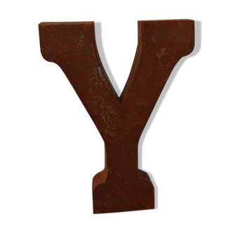 Lettre industrielle en fer "y"