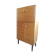 Clear wooden storage cabinet