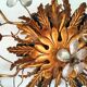 Wall lamp Maison Banci metal and glass of Murano design 70s