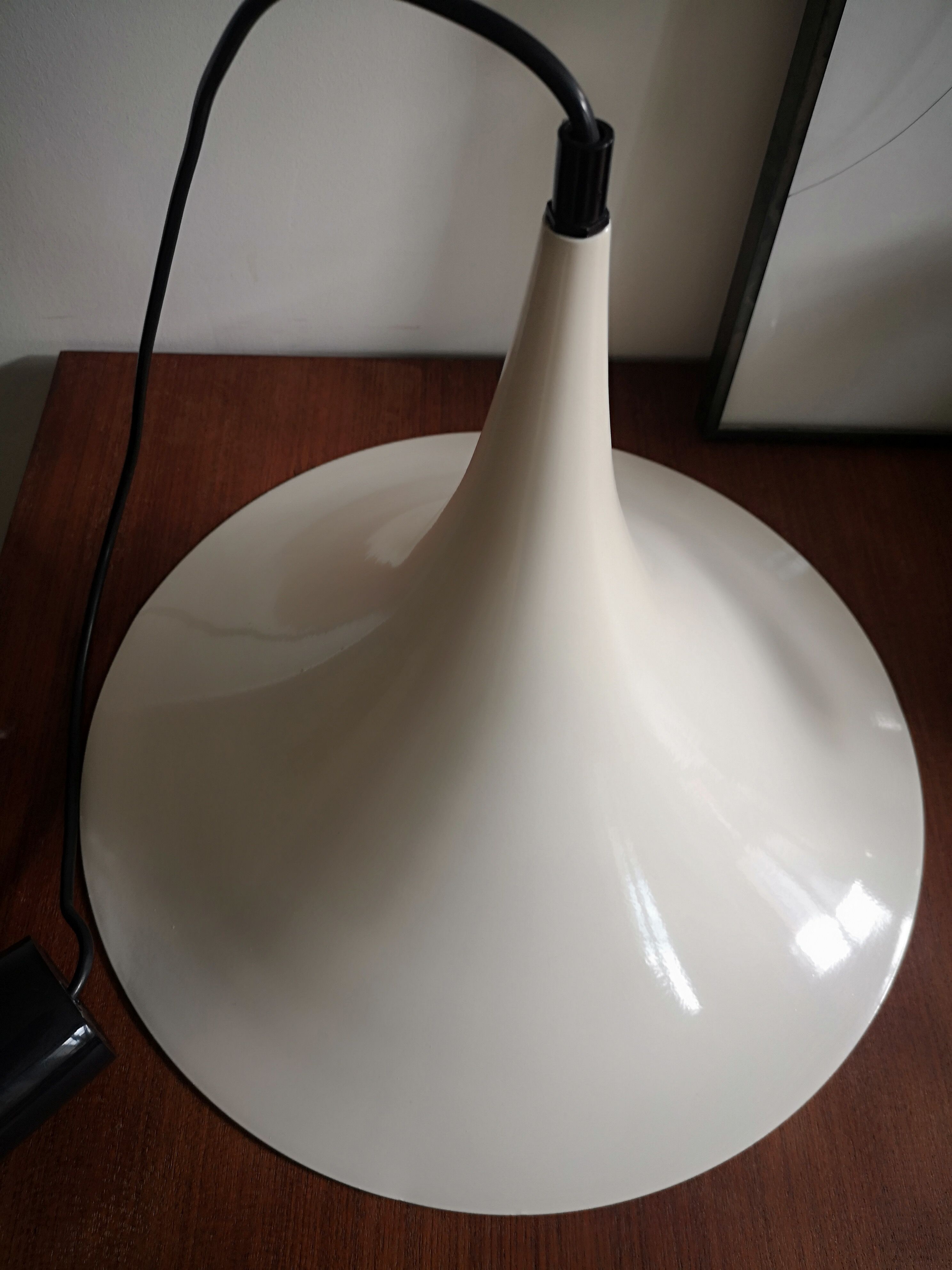 Metal tulip pendant lamp, design Fog & Morup, 1970