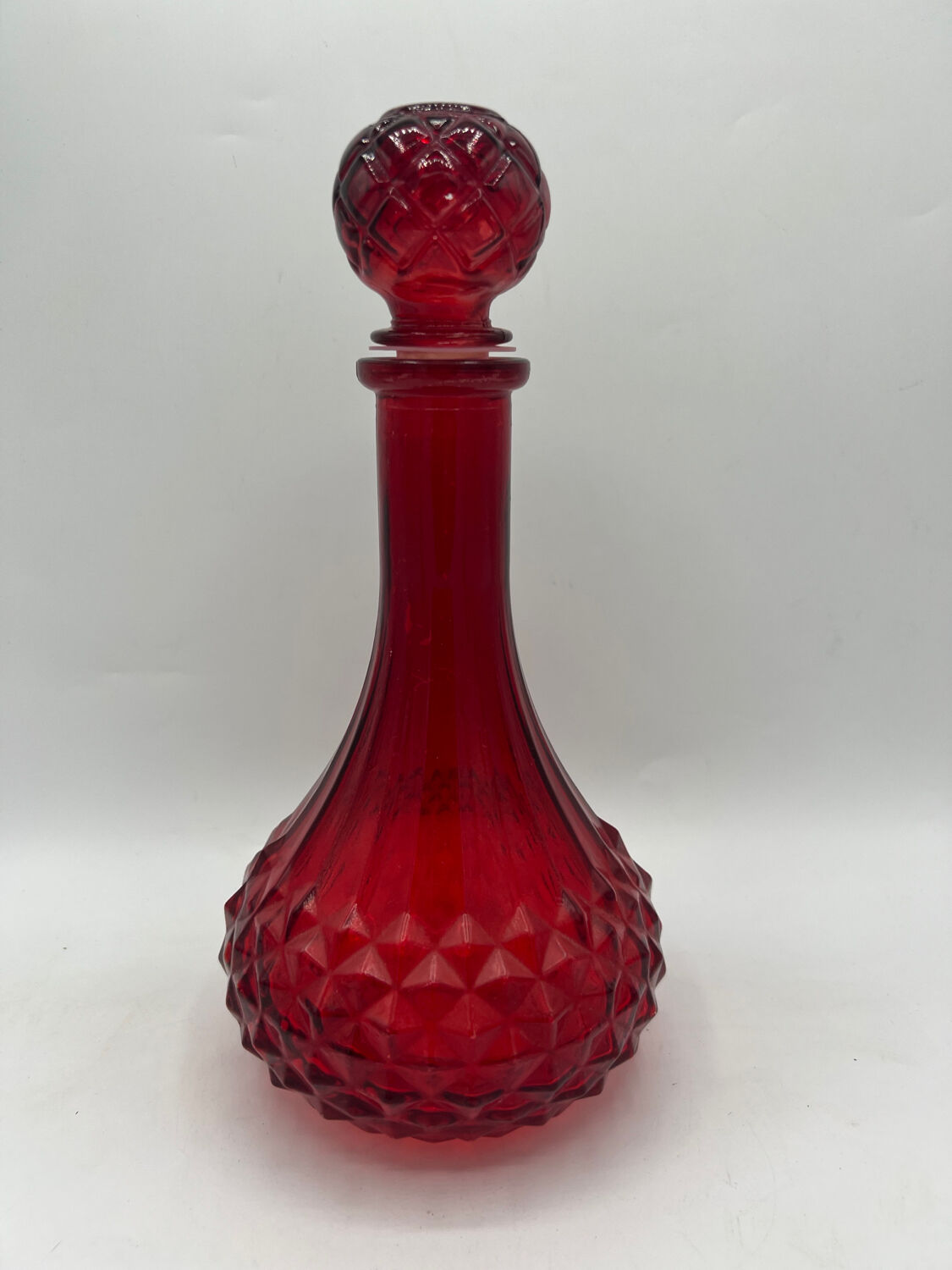 Vintage glass decanter