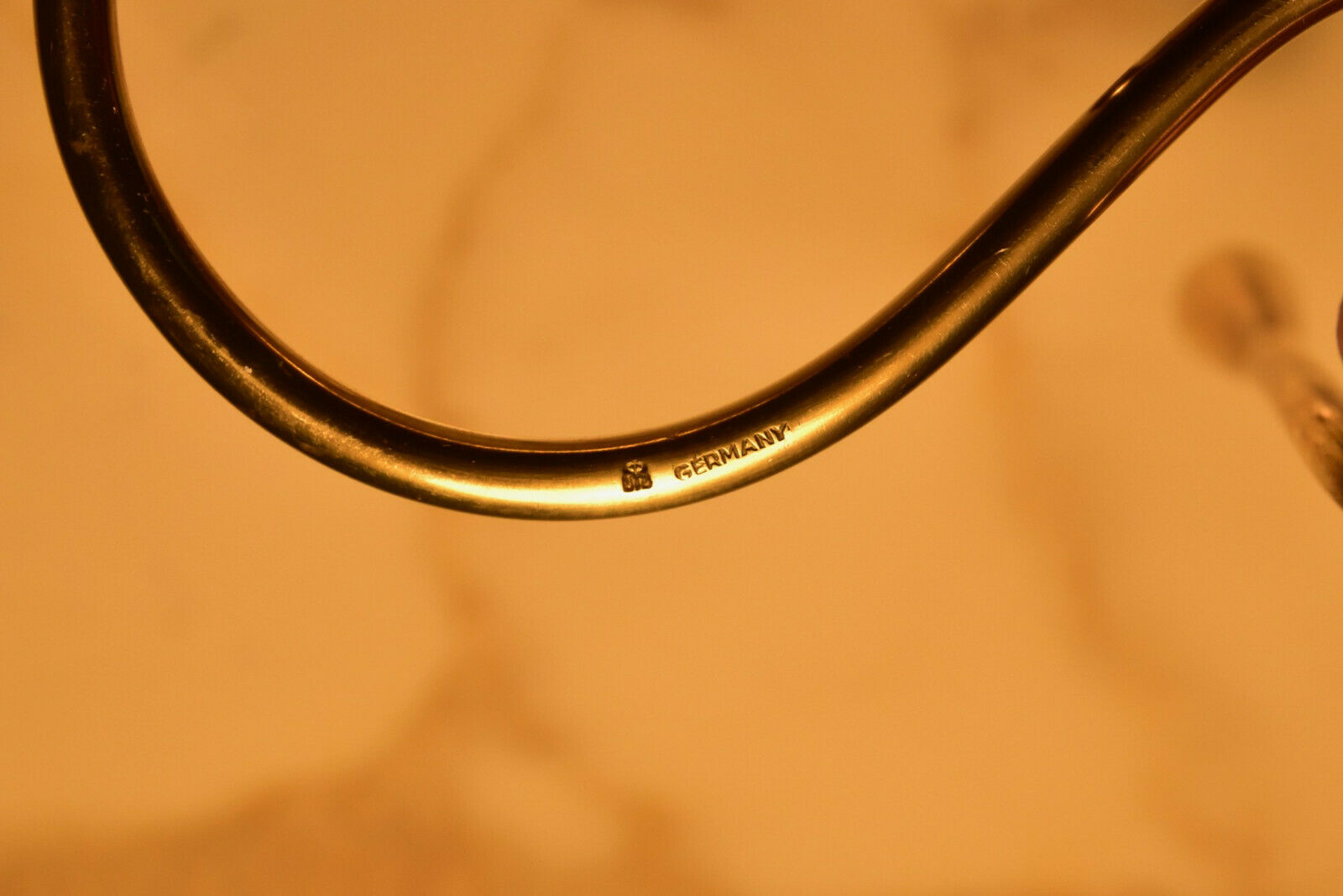 1950's German Serpentine Brass Candlesticks