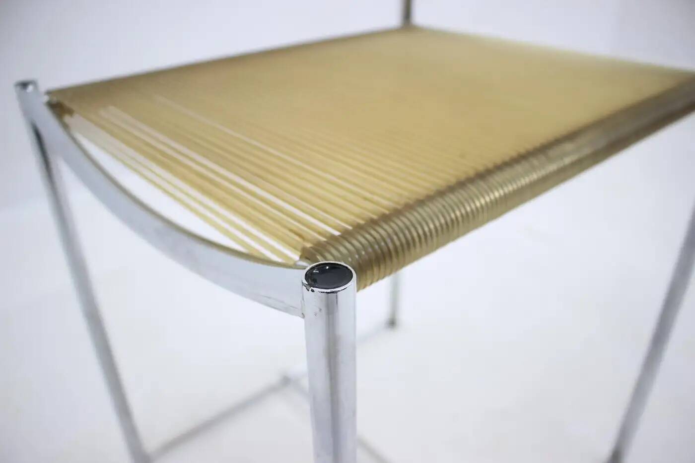 Mid-century set of 4 Spaghetti chairs by G. Belotti for Alias, Italy, 1979