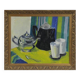 Original Mid‑Century Swedish Oil on Canvas – “Västerås / Gamleby” by Ann‑Ma