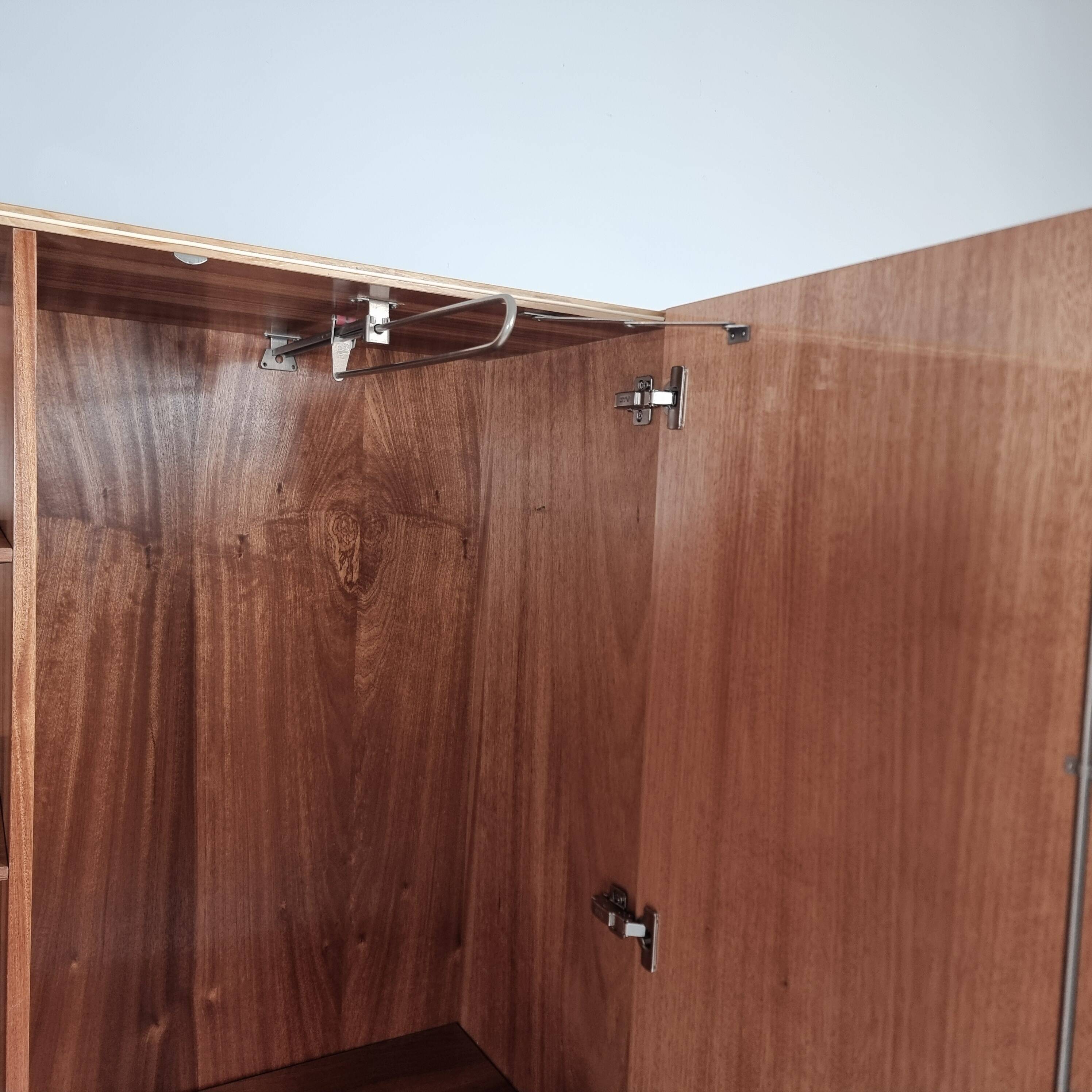 Vintage ash wardrobe, 1970s